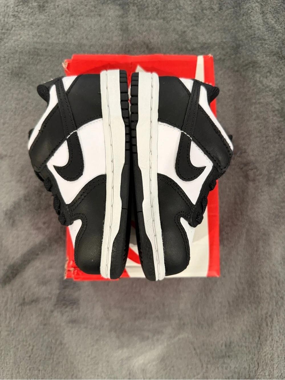Nike Dunk Low Kids Sneakers - Black/White